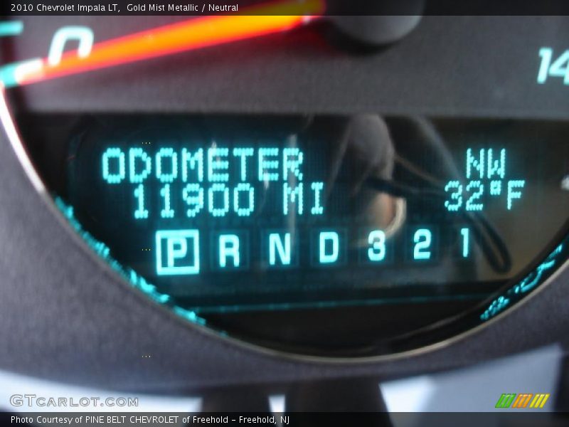 Gold Mist Metallic / Neutral 2010 Chevrolet Impala LT