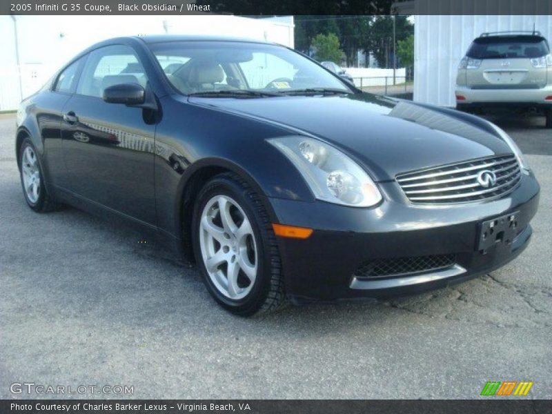 Black Obsidian / Wheat 2005 Infiniti G 35 Coupe