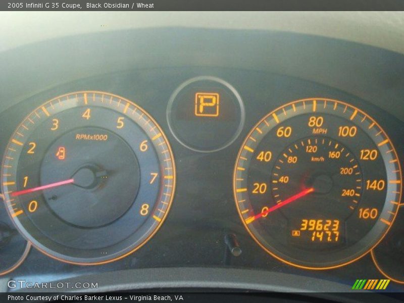 Black Obsidian / Wheat 2005 Infiniti G 35 Coupe
