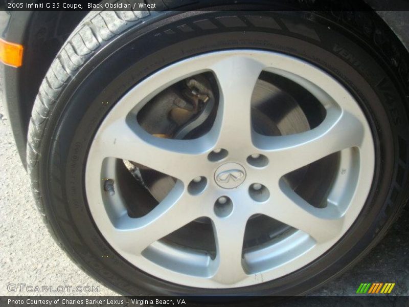 Black Obsidian / Wheat 2005 Infiniti G 35 Coupe