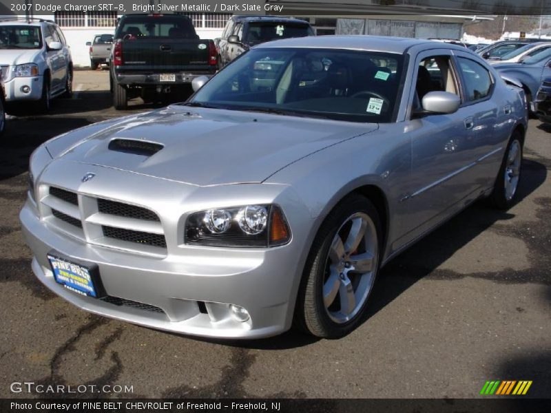 Bright Silver Metallic / Dark Slate Gray 2007 Dodge Charger SRT-8