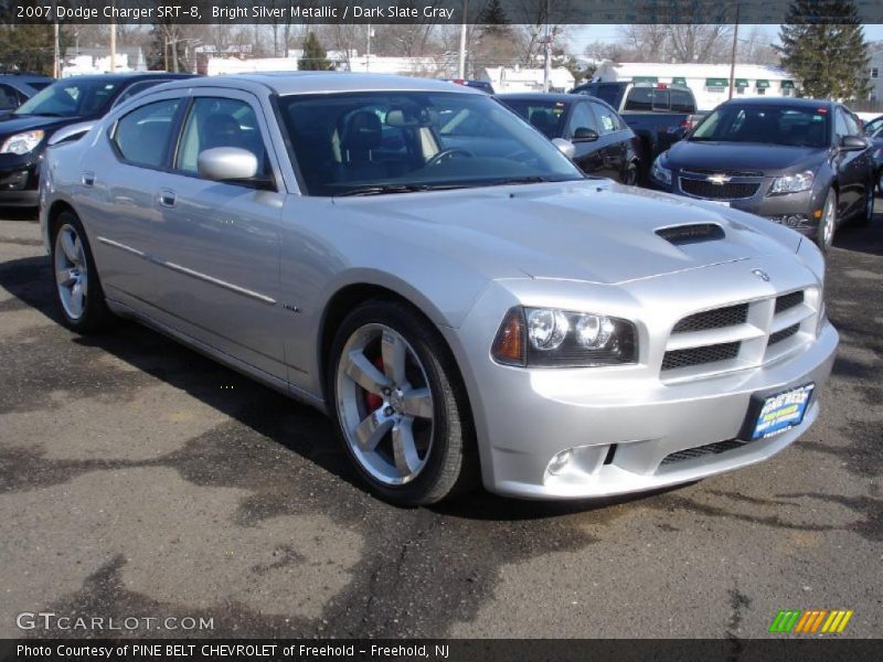 Bright Silver Metallic / Dark Slate Gray 2007 Dodge Charger SRT-8