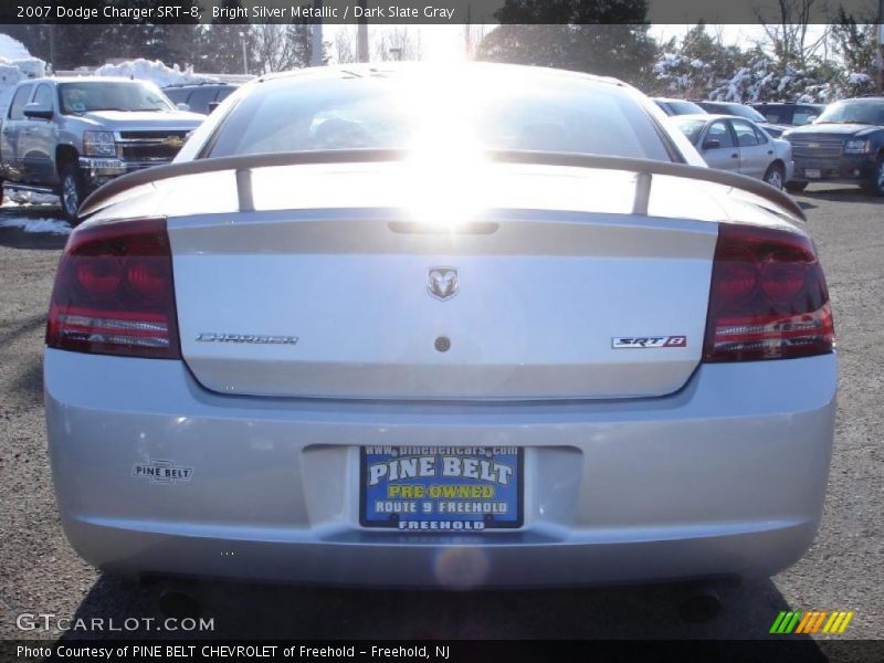 Bright Silver Metallic / Dark Slate Gray 2007 Dodge Charger SRT-8