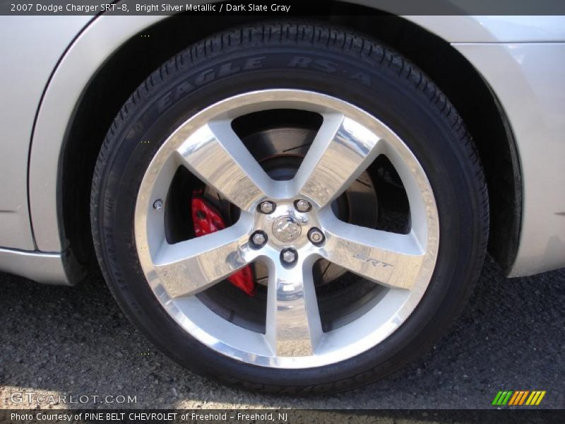 Bright Silver Metallic / Dark Slate Gray 2007 Dodge Charger SRT-8