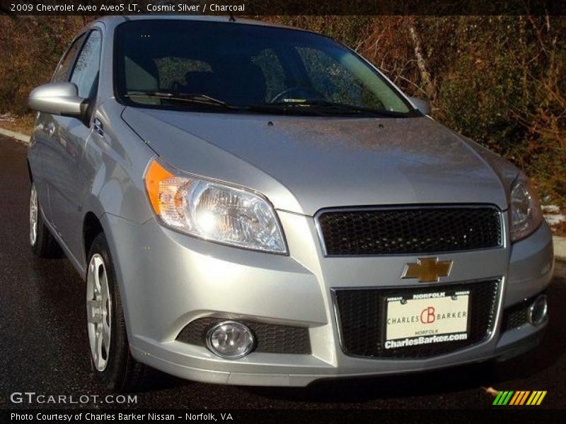 Cosmic Silver / Charcoal 2009 Chevrolet Aveo Aveo5 LT