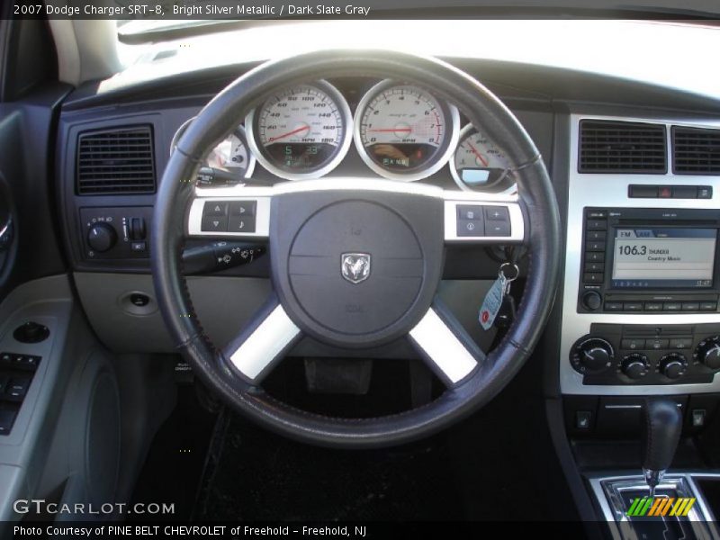 Bright Silver Metallic / Dark Slate Gray 2007 Dodge Charger SRT-8