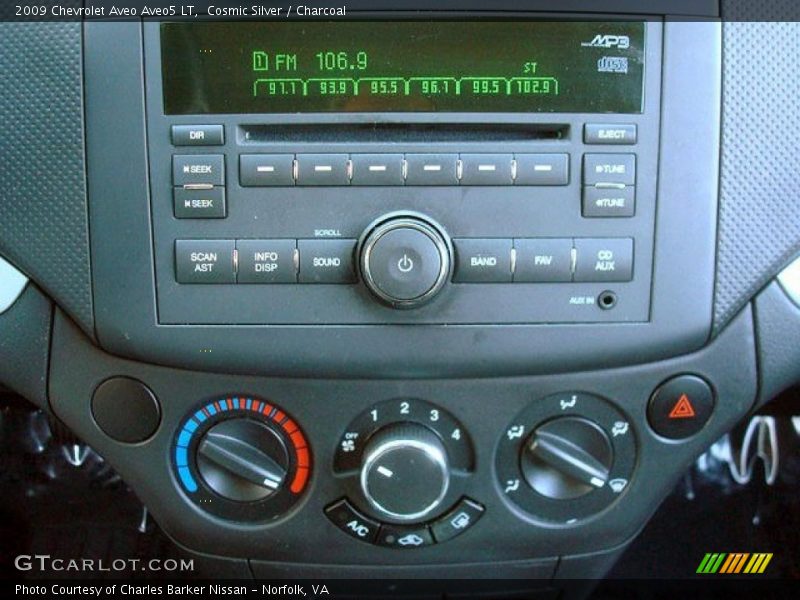 Cosmic Silver / Charcoal 2009 Chevrolet Aveo Aveo5 LT