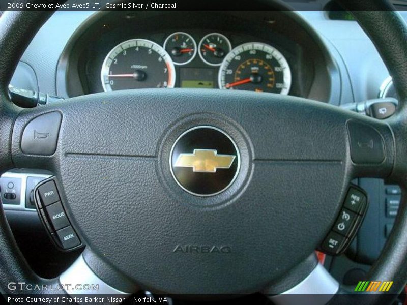 Cosmic Silver / Charcoal 2009 Chevrolet Aveo Aveo5 LT
