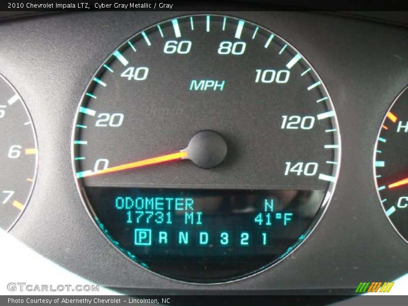 Cyber Gray Metallic / Gray 2010 Chevrolet Impala LTZ