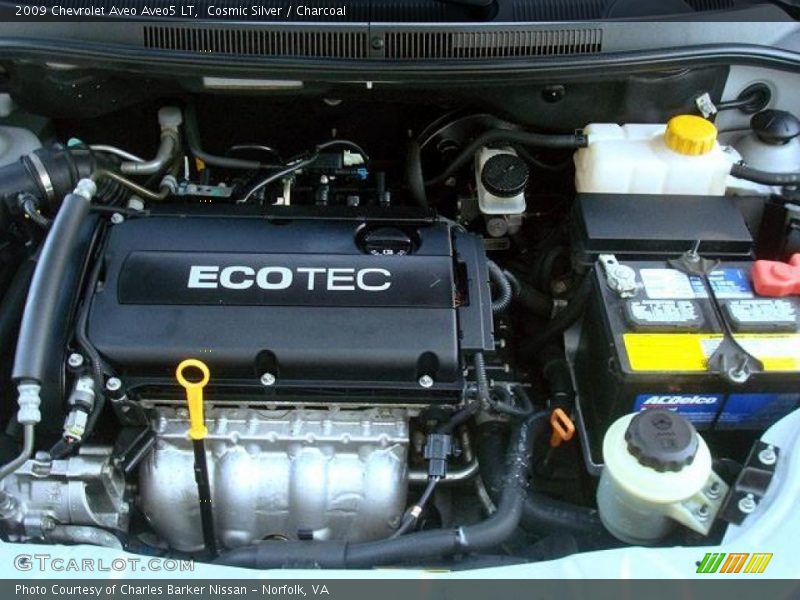  2009 Aveo Aveo5 LT Engine - 1.6 Liter DOHC 16-Valve VVT Ecotec 4 Cylinder