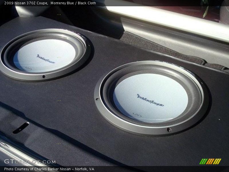 Monterey Blue / Black Cloth 2009 Nissan 370Z Coupe