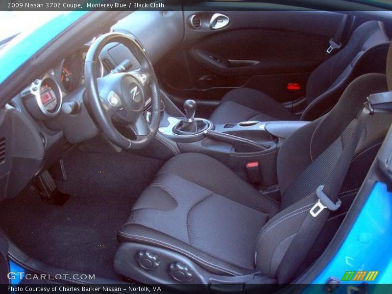  2009 370Z Coupe Black Cloth Interior