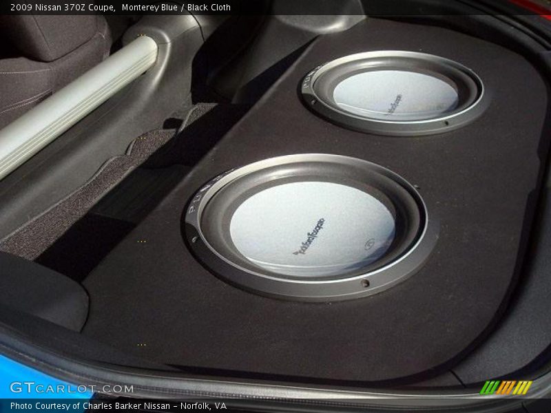 Monterey Blue / Black Cloth 2009 Nissan 370Z Coupe