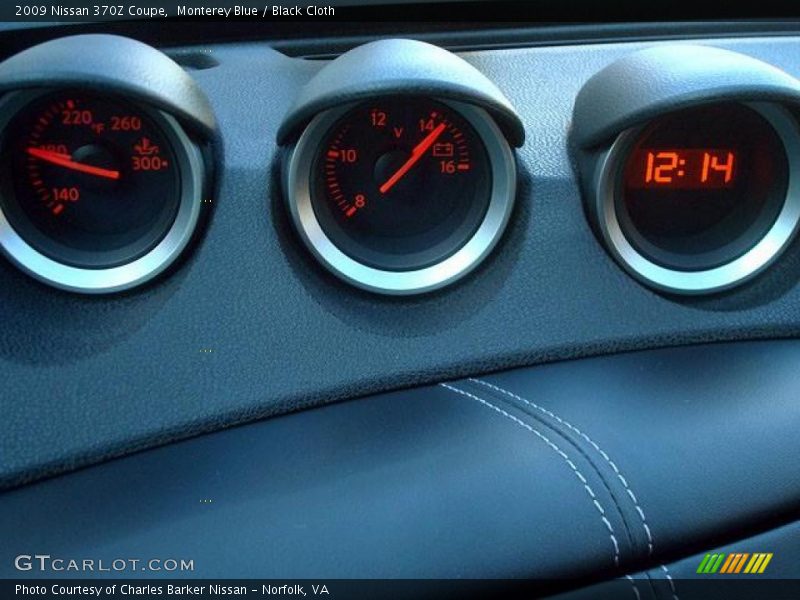 Monterey Blue / Black Cloth 2009 Nissan 370Z Coupe