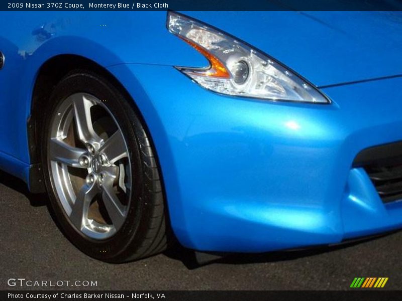 Monterey Blue / Black Cloth 2009 Nissan 370Z Coupe