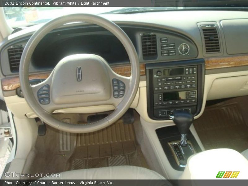 Dashboard of 2002 Continental 