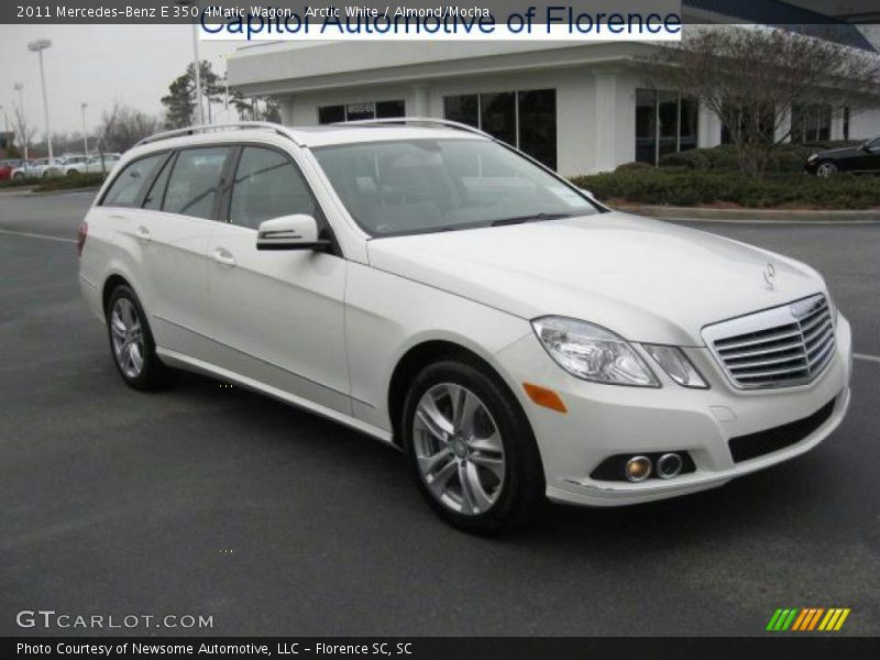 Arctic White / Almond/Mocha 2011 Mercedes-Benz E 350 4Matic Wagon