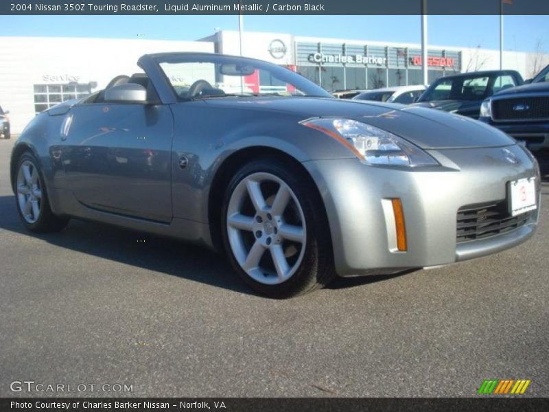 Liquid Aluminum Metallic / Carbon Black 2004 Nissan 350Z Touring Roadster