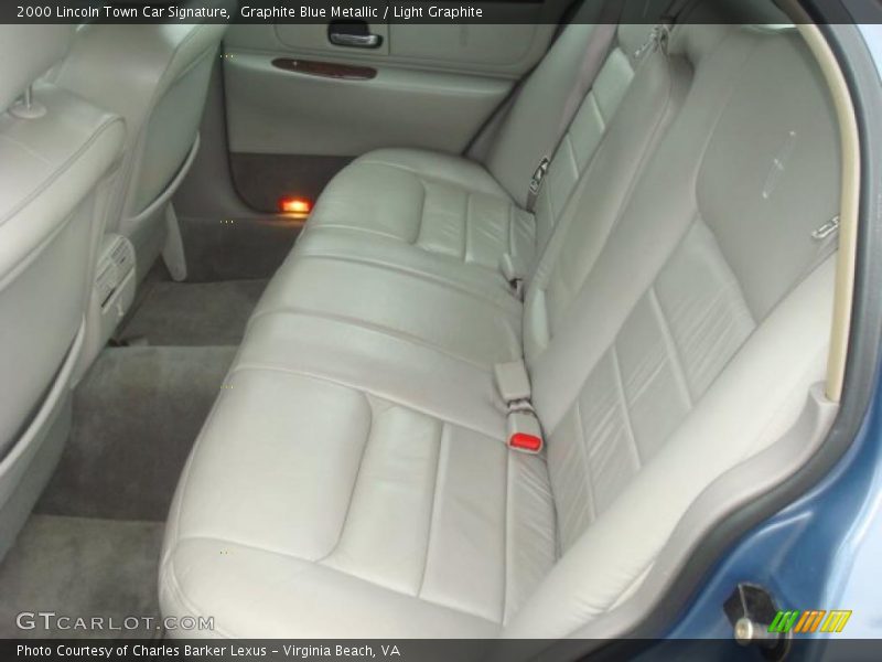 Graphite Blue Metallic / Light Graphite 2000 Lincoln Town Car Signature