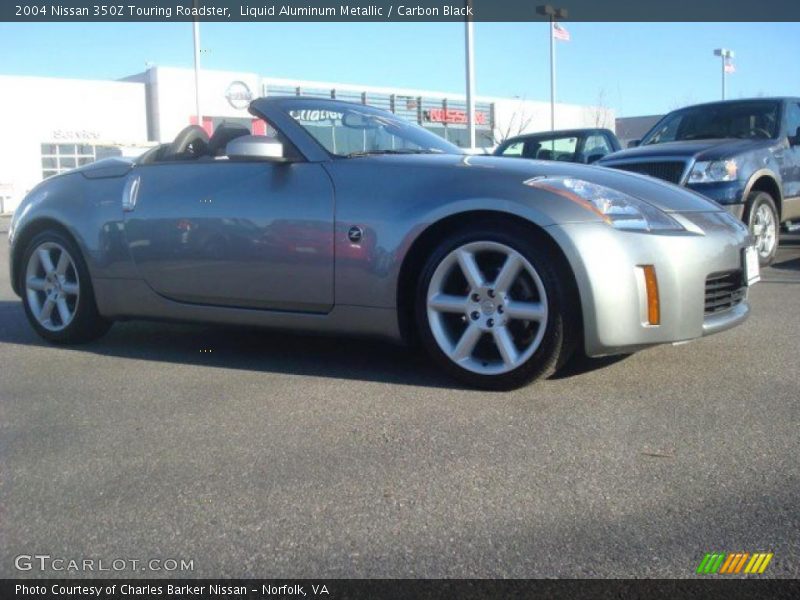 Liquid Aluminum Metallic / Carbon Black 2004 Nissan 350Z Touring Roadster