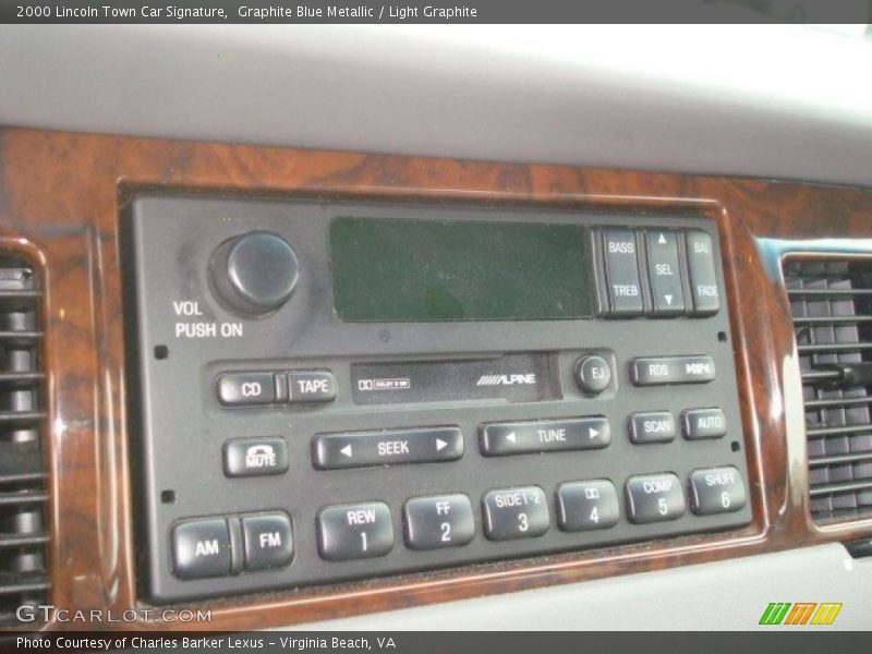 Controls of 2000 Town Car Signature
