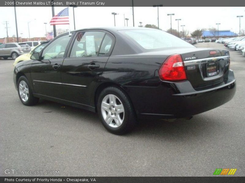 Black / Titanium Gray 2006 Chevrolet Malibu LT Sedan