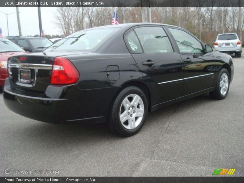 Black / Titanium Gray 2006 Chevrolet Malibu LT Sedan