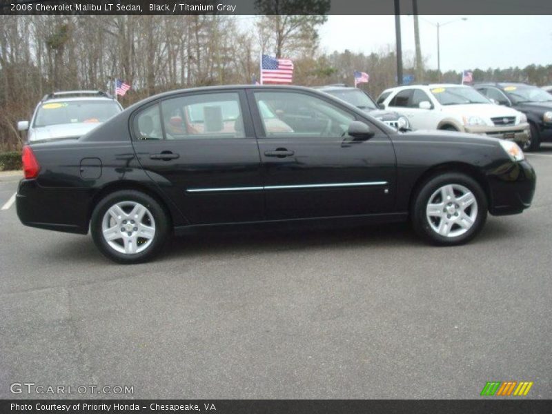 Black / Titanium Gray 2006 Chevrolet Malibu LT Sedan