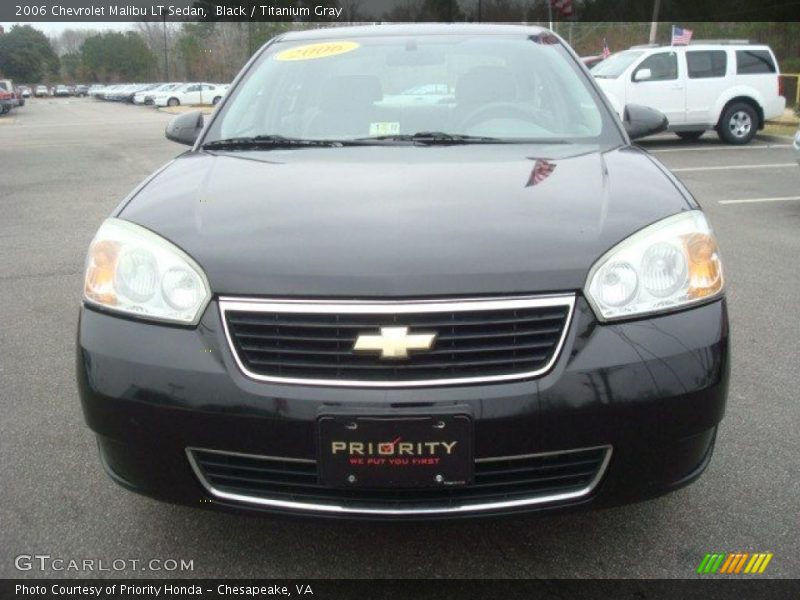 Black / Titanium Gray 2006 Chevrolet Malibu LT Sedan