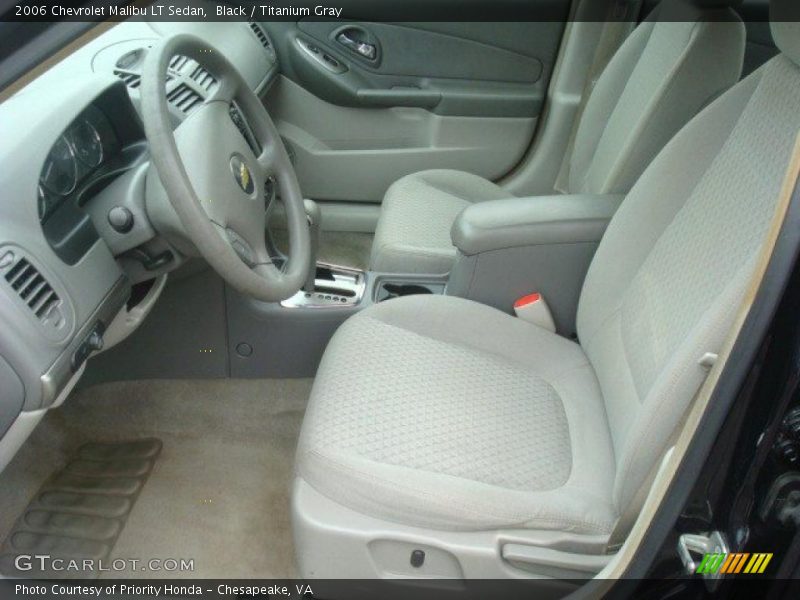 Black / Titanium Gray 2006 Chevrolet Malibu LT Sedan