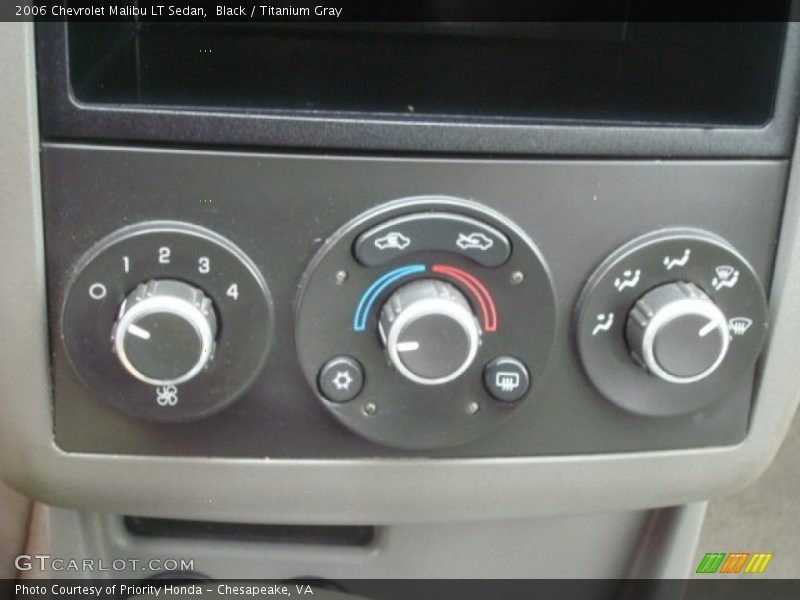 Black / Titanium Gray 2006 Chevrolet Malibu LT Sedan