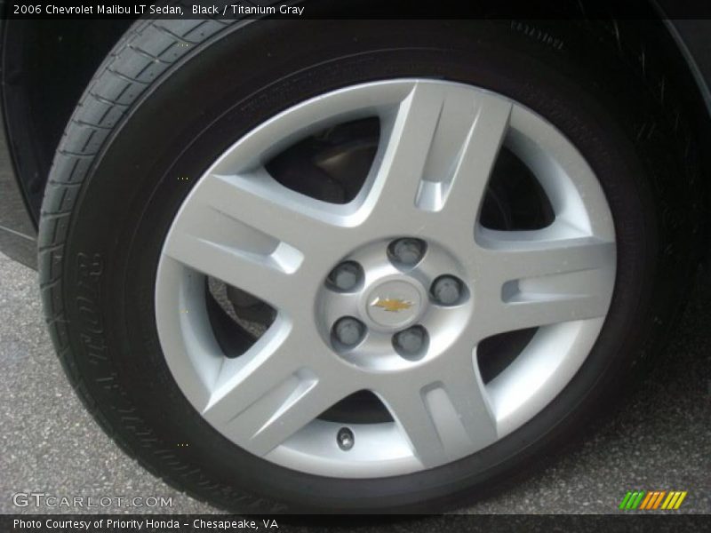 Black / Titanium Gray 2006 Chevrolet Malibu LT Sedan