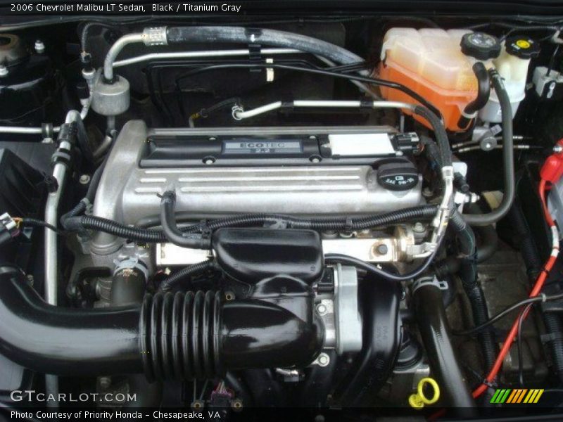 Black / Titanium Gray 2006 Chevrolet Malibu LT Sedan