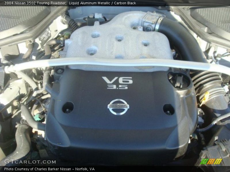 Liquid Aluminum Metallic / Carbon Black 2004 Nissan 350Z Touring Roadster