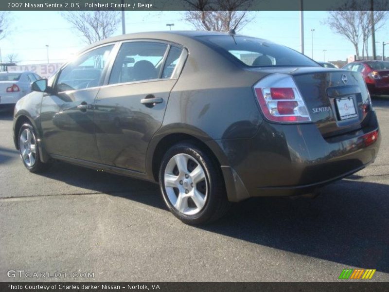 Polished Granite / Beige 2007 Nissan Sentra 2.0 S