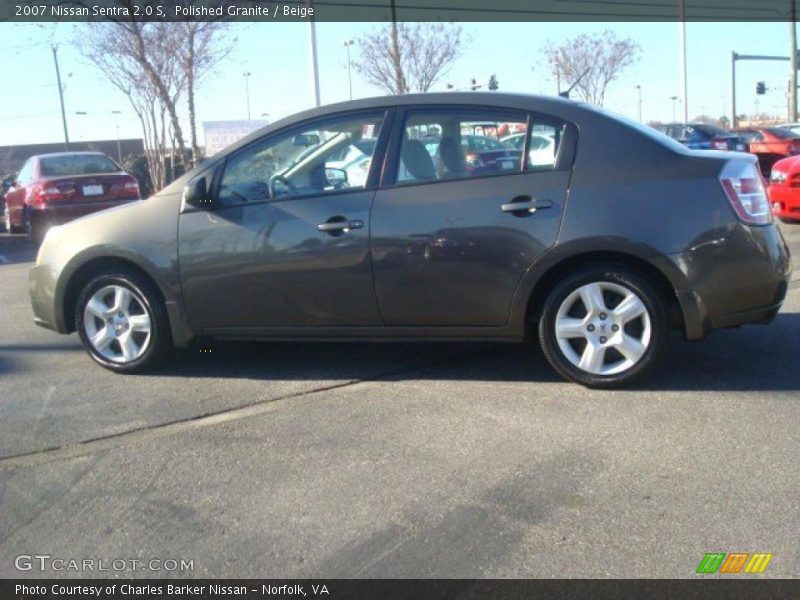 Polished Granite / Beige 2007 Nissan Sentra 2.0 S