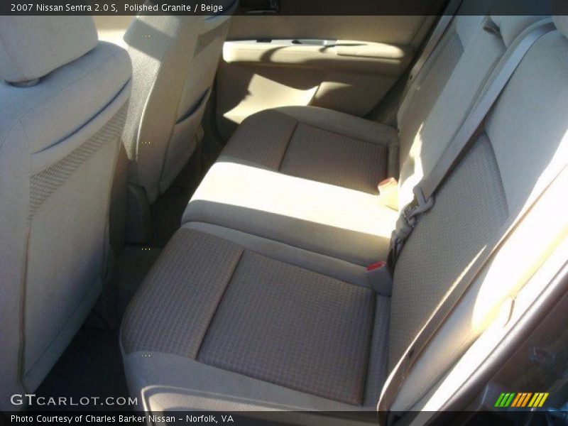 Polished Granite / Beige 2007 Nissan Sentra 2.0 S