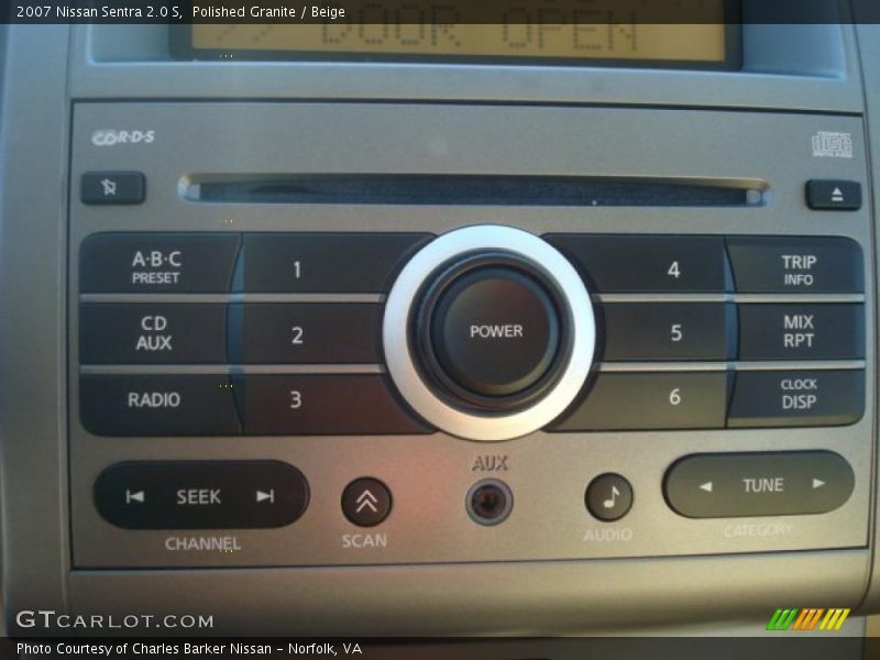 Polished Granite / Beige 2007 Nissan Sentra 2.0 S
