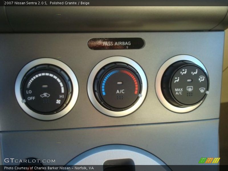 Polished Granite / Beige 2007 Nissan Sentra 2.0 S