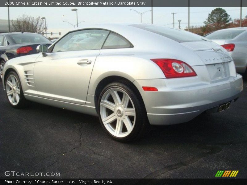 Bright Silver Metallic / Dark Slate Gray 2008 Chrysler Crossfire Limited Coupe