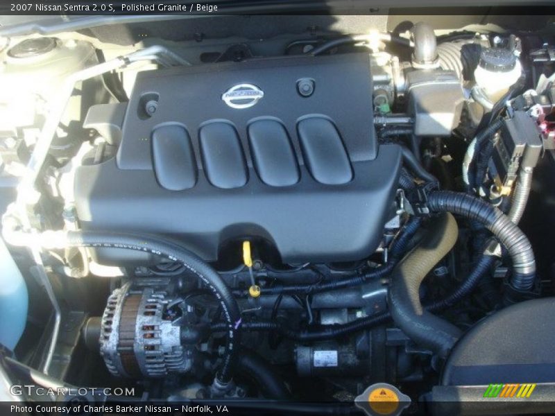 Polished Granite / Beige 2007 Nissan Sentra 2.0 S