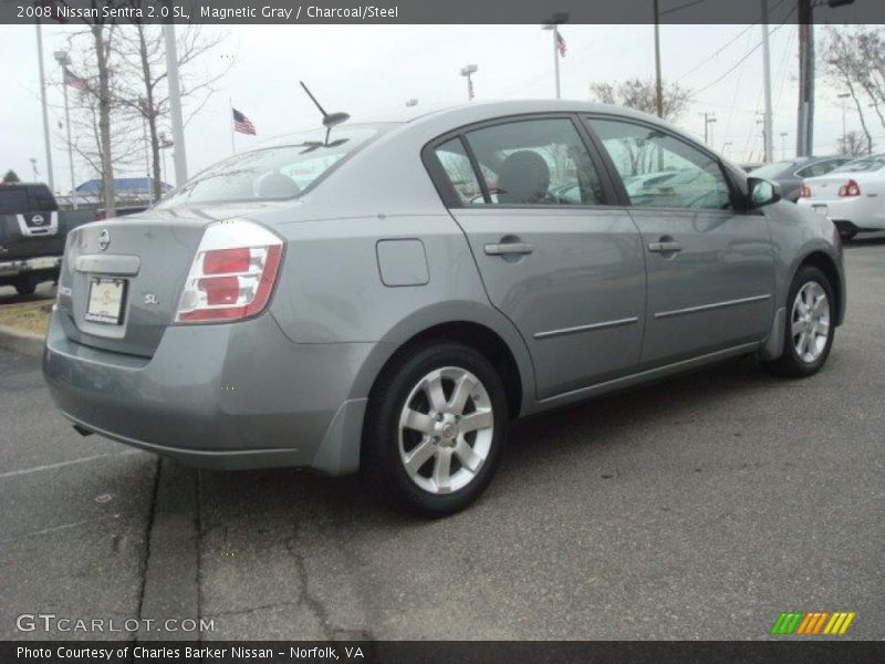Magnetic Gray / Charcoal/Steel 2008 Nissan Sentra 2.0 SL