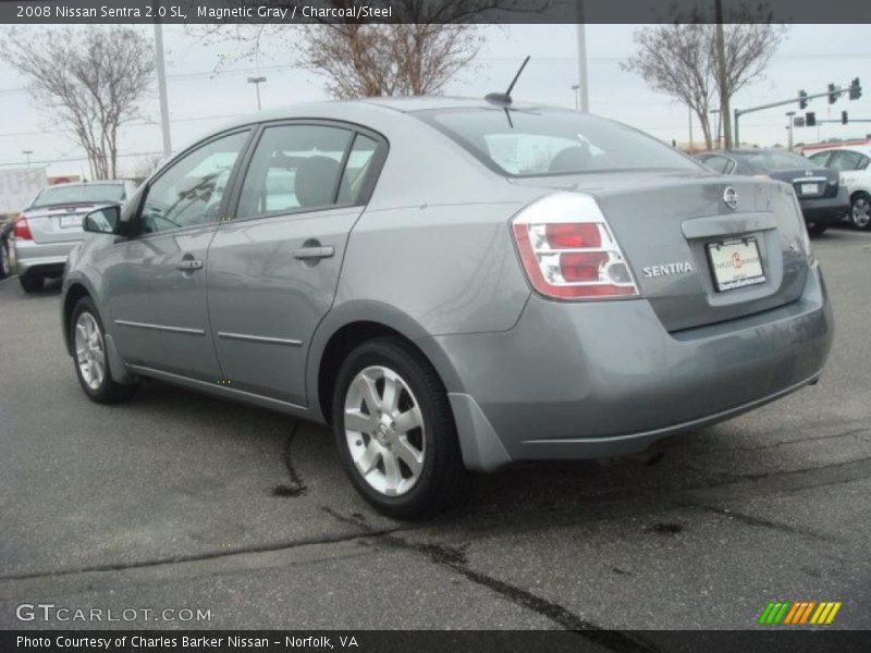 Magnetic Gray / Charcoal/Steel 2008 Nissan Sentra 2.0 SL