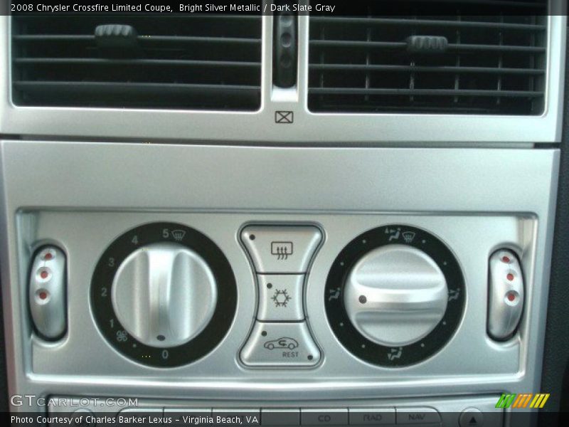 Controls of 2008 Crossfire Limited Coupe