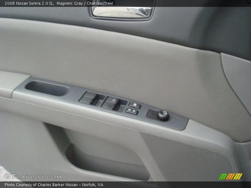 Magnetic Gray / Charcoal/Steel 2008 Nissan Sentra 2.0 SL