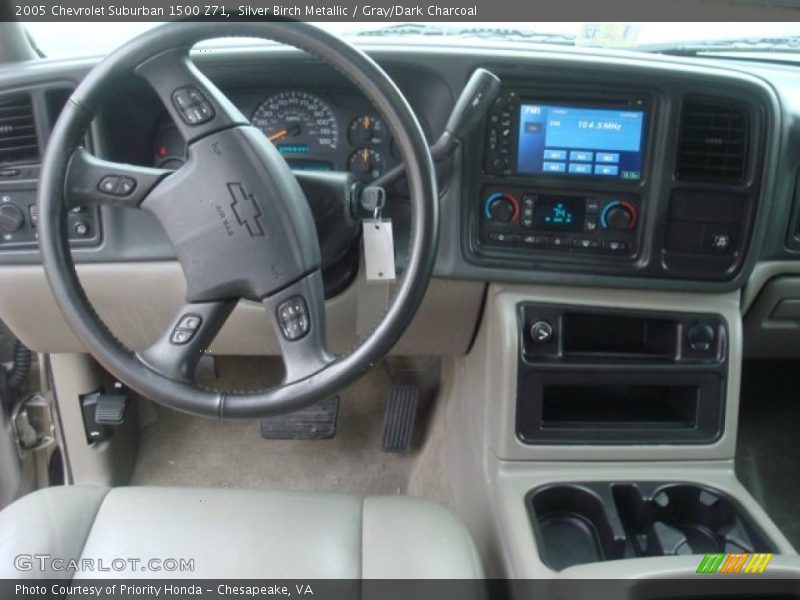 Silver Birch Metallic / Gray/Dark Charcoal 2005 Chevrolet Suburban 1500 Z71