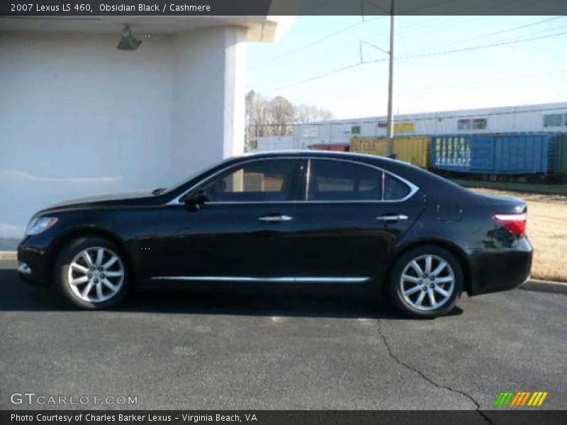 Obsidian Black / Cashmere 2007 Lexus LS 460