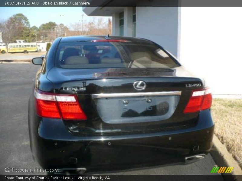 Obsidian Black / Cashmere 2007 Lexus LS 460