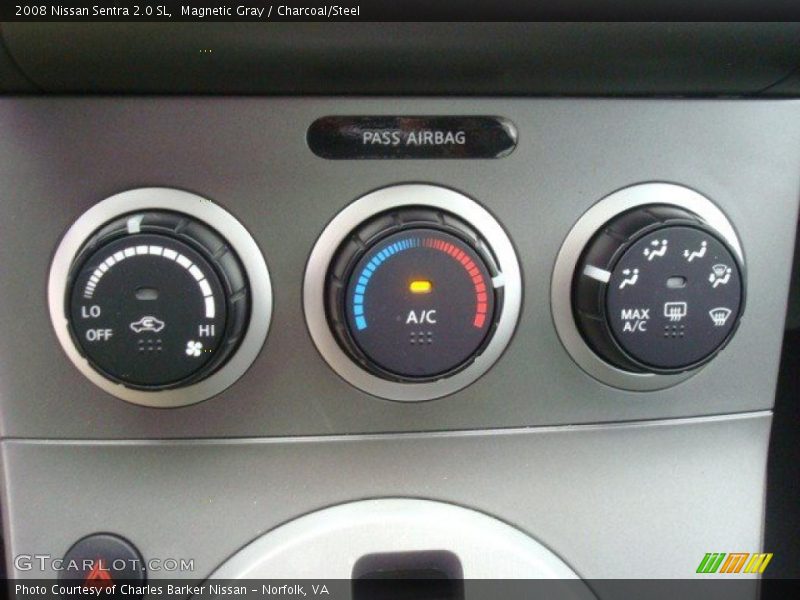 Magnetic Gray / Charcoal/Steel 2008 Nissan Sentra 2.0 SL