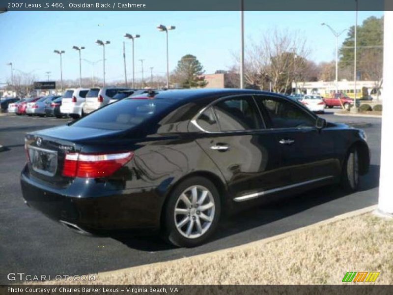 Obsidian Black / Cashmere 2007 Lexus LS 460